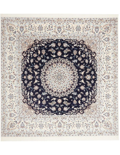 Nain 6la 207x211 Cm Nain 6la Persia Hand-carded Wool And