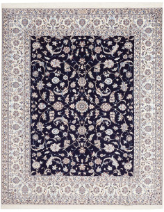 Nain 6la 208x253 Cm Nain 6la, Persia, Lana Cardata A Mano E