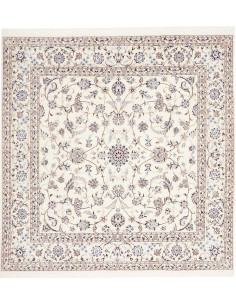 Nain 6la 204x205 Cm Nain 6la, Persia, Hand-carded Wool And