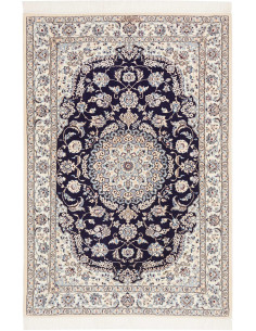 Nain 6la 103x152 Cm Nain 6la Persia Lana Cardata A Mano E