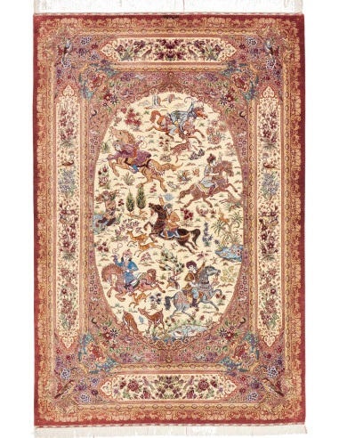 Ghom Seta 131x198 Cm Ghom Seta, Persia, 100% Seta,