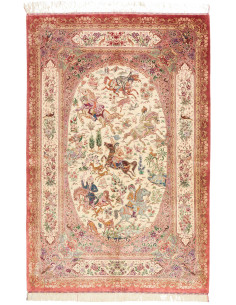 Ghom Seta 132x201 Cm Ghom Seta, Persia, 100% Seta (ordito In