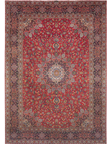 Kashan 285x412 Cm Kashan Persia Hand-carded Wool Cotton