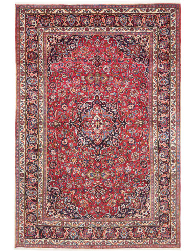Mashad 193x289 Cm Mashad, Persia, Hand-carded Wool, Cotton,