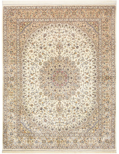 Rug Ghom Silk Persia 194x250 Cream Beige