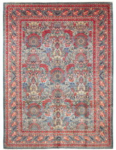 Rug Aryana Fine Pakistan 301x410 Aqua Blue Scar