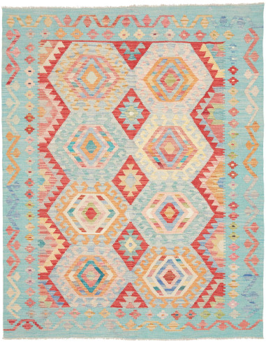 Kilim 153x195 Cm Kilim, Afghanistan, Hand-carded Wool