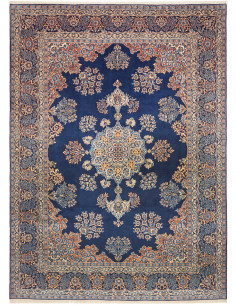Kerman 257x350 Cm Kerman, Persia, Lana Cardata A Mano,