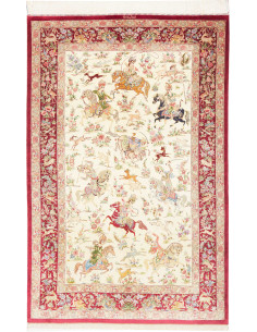 Ghom Silk 133x208 Cm Ghom Silk, Persia, 100% Silk, Silk