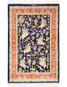 Ghom Seta 97x147 Cm Ghom Seta Persia 100% Seta