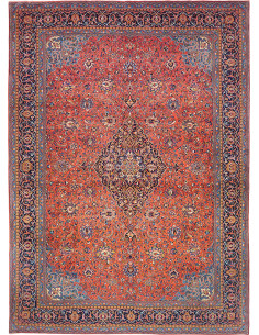 Sarough 296x400 Cm Sarough, Persia, Lana Cardata A Mano