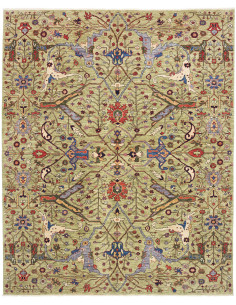 Zigler Fine 256x312 Cm Zigler Fine, Pakistan, Lana Cardata A