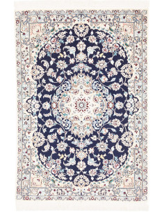 Nain 6la 76x115 Cm Nain 6la Persia Hand-carded Wool And Silk