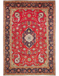 Tabriz 248x360 Cm Tabriz, Persia, Lana Cardata A Mano