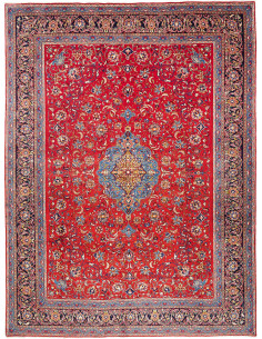 Sarough 300x400 Cm Sarough, Persia, Lana Cardata A Mano,