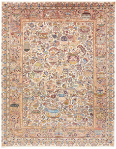 Kashamr Zirkhaki 303x394 Cm Kashamr Zirkhaki Persia, Lana