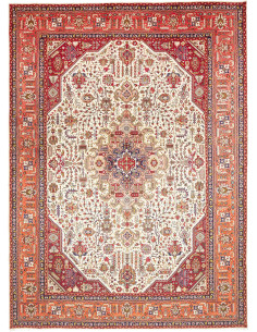 Tabriz 252x346 Cm Tabriz, Persia, Lana Cardata A Mano