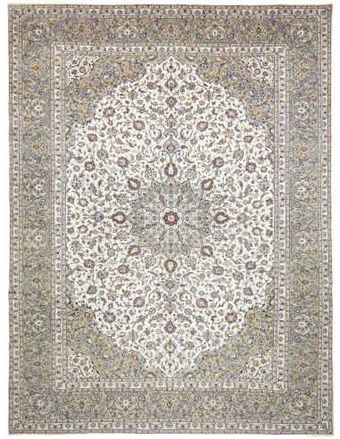 Kashan 300x397 Cm Kashan, Persia, Lana Cardata A Mano