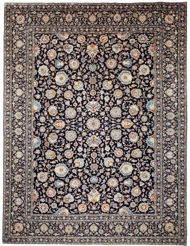 Kashan 323x437 Cm Kashan, Persia, Lana Cardata A Mano