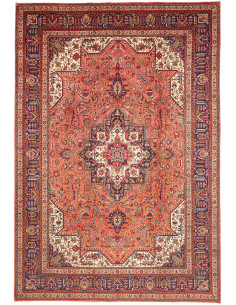 Tabriz 237x348 Cm Tabriz, Persia, Hand-carded Wool (warp: