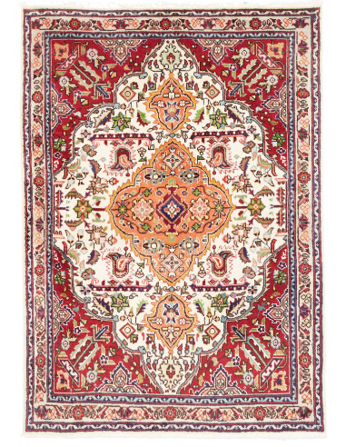 Tappeto Tabriz Persia 110x152 Rosso Dominante C