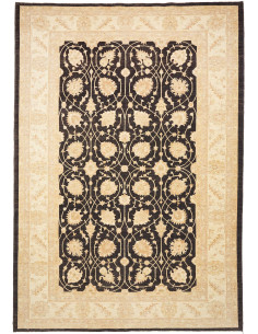Rug Ziegler Fine Pakistan 250x363 Dark Brown Lig