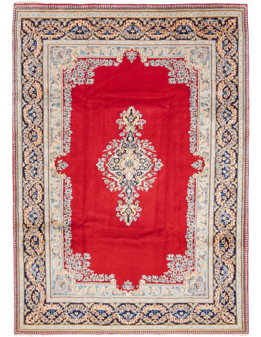 Kerman 237x332 Cm Kerman, Persia, Hand-carded Wool (cotton