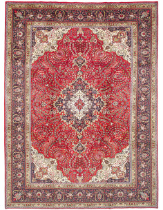 Tabriz 252x340 Cm Tabriz, Persia, Lana Cardata A Mano