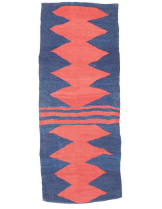 Rug Kilim Vintage Persia 88x217 Indigo Blue Ter