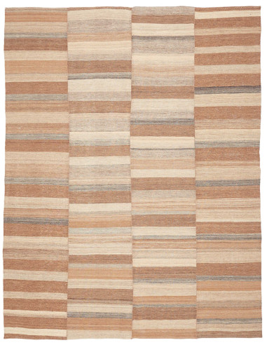 Rug Kilim Vintage Persia 205x262 Earth Tones (b