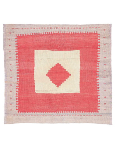 Tappeto Kilim Vintage Persia 107x99 Corallo Cre