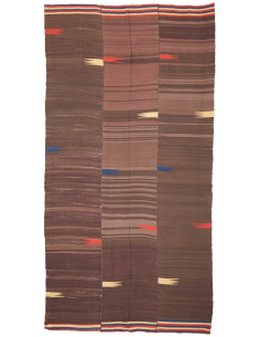 Rug Kilim Vintage Persia 203x400 Brown Red