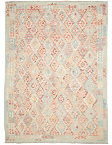 Rug Killim 253x347 Pastel Multicolored (blue Te