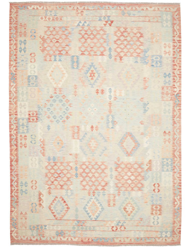Tappeto Killim Afgahnistan 247x342 Azzurro Polv