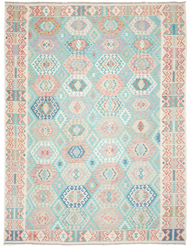 Tappeto Kilim Afghanistan 303x398 Acquamarina R