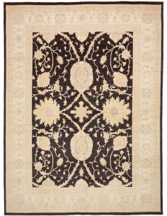 Rug Ziegler Fine Pakistan 302x409 Dark Brown Cre