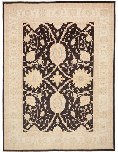 Rug Ziegler Fine Pakistan 302x409 Dark Brown Cre