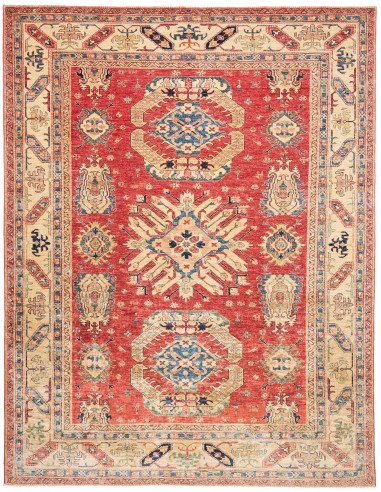Tappeto Kazak Fine Pakistan 240x314 Rosso Terra