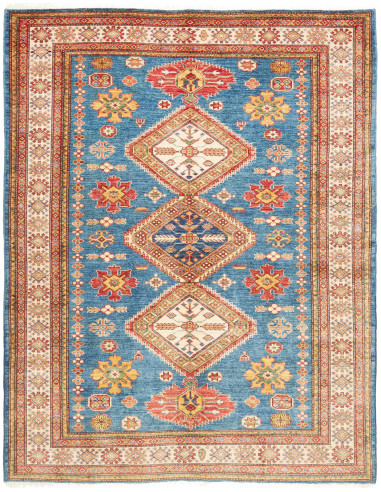 Tappeto Kazak Fine Pakistan 175x226 Blu Petroli