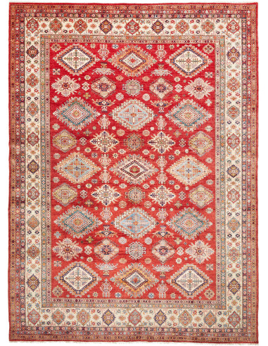 Rug Kazak Fine Pakistan 297x410 Terracotta Red