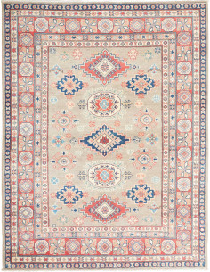 Tappeto Kazak Afghanistan 153x200 Greige Terrac