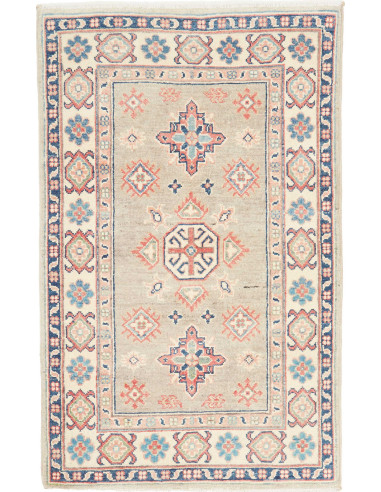 Tappeto Kazak Afghanistan 79x125 Beige-grigio B