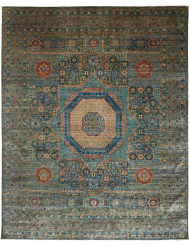 Tappeto Mamlouk Pakistan 251x317 Turchese Petro