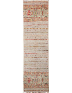 Rug Rubin Pakistan 80x292 Beige Grey Terracotta