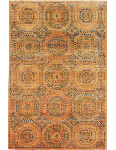 Tappeto Mamlouk Pakistan 126x189 Ocra Arancio M