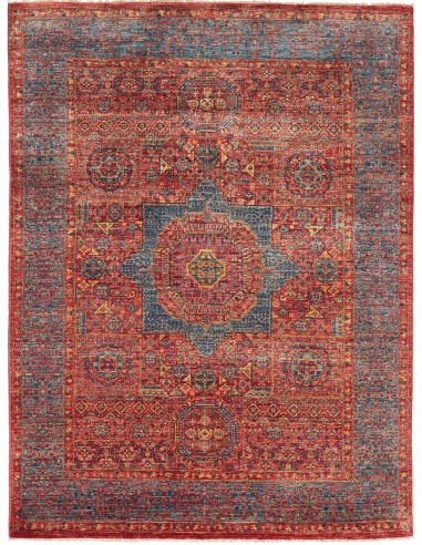 Tappeto Mamlouk Pakistan 146x194 Rosso Terracot