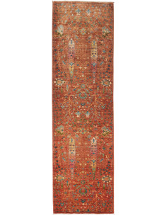 Tappeto Shahi Fine Pakistan 84x294 Ruggine Azzu