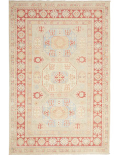 Rug Kazak Afghanistan 118x181 Cream Beige Light