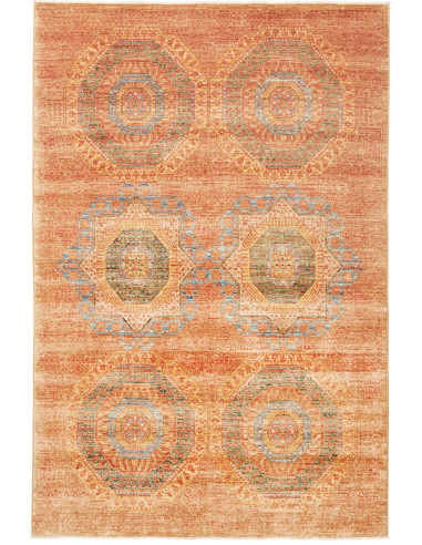 Tappeto Mamlouk Pakistan 143x220 Rosso Terracot