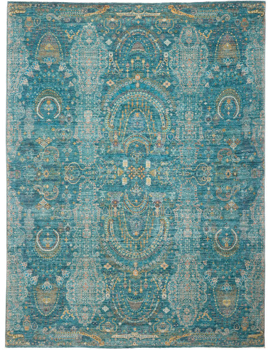Rug Shahi Fine Pakistan 245x326 Emerald Petrole